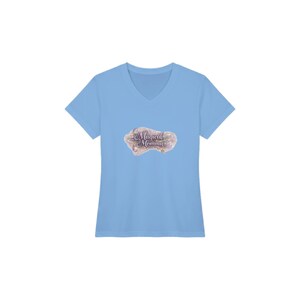 Magical Momma-logotyp - Damtröja med V-ringning och prestanda