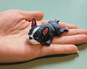 3D-geprinte schattige Franse Bulldog