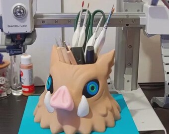 3d printed Inosuke Pencil Holder