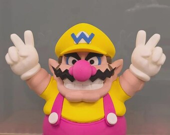 Wario Nintendo 3D Printed Figure - Super Mario Enemy Classic Desk 10.2 in