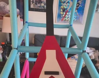 3d printed FNAF Bonnie Guitar Full Scale Cosplay Prop
