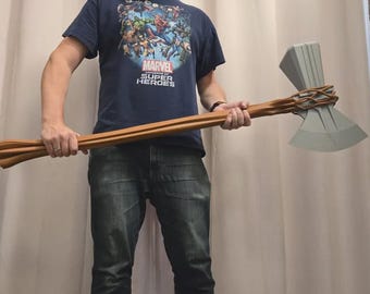 Thor Stormbreaker Axe Life Size Replica - Marvel Avengers Cosplay Prop Toy