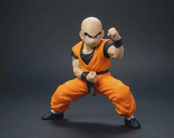 3d printed Krillin Dragon Ball multicolor