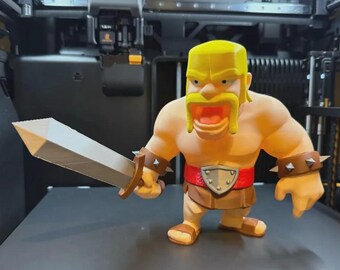 3d printed Barbarian Warrior