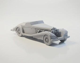 3d printed Mercedes-Benz 540K - Classic Luxury Car Replica