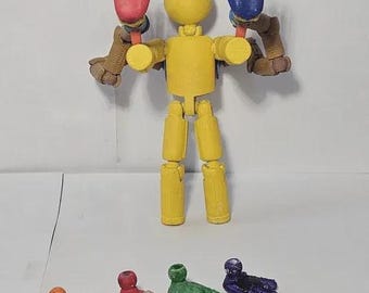 Player 3D Printed Action Figure inspired poppy playtime-flexi