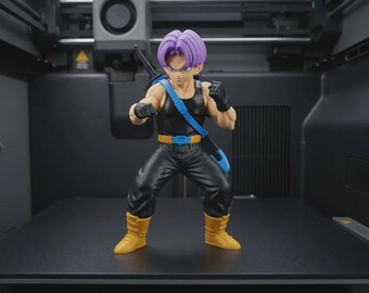 3d printed Future Trunks dragon ball multicolor