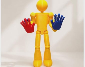 Player 3D Printed Action Figure inspired poppy playtime