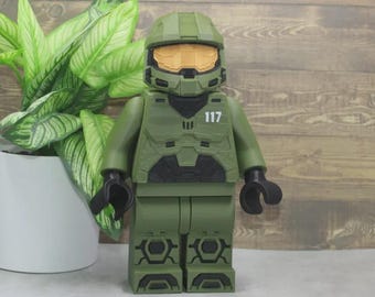 Halo Master Chief 117 Giant Style 3D Printed Figure Anime Gaming Statue