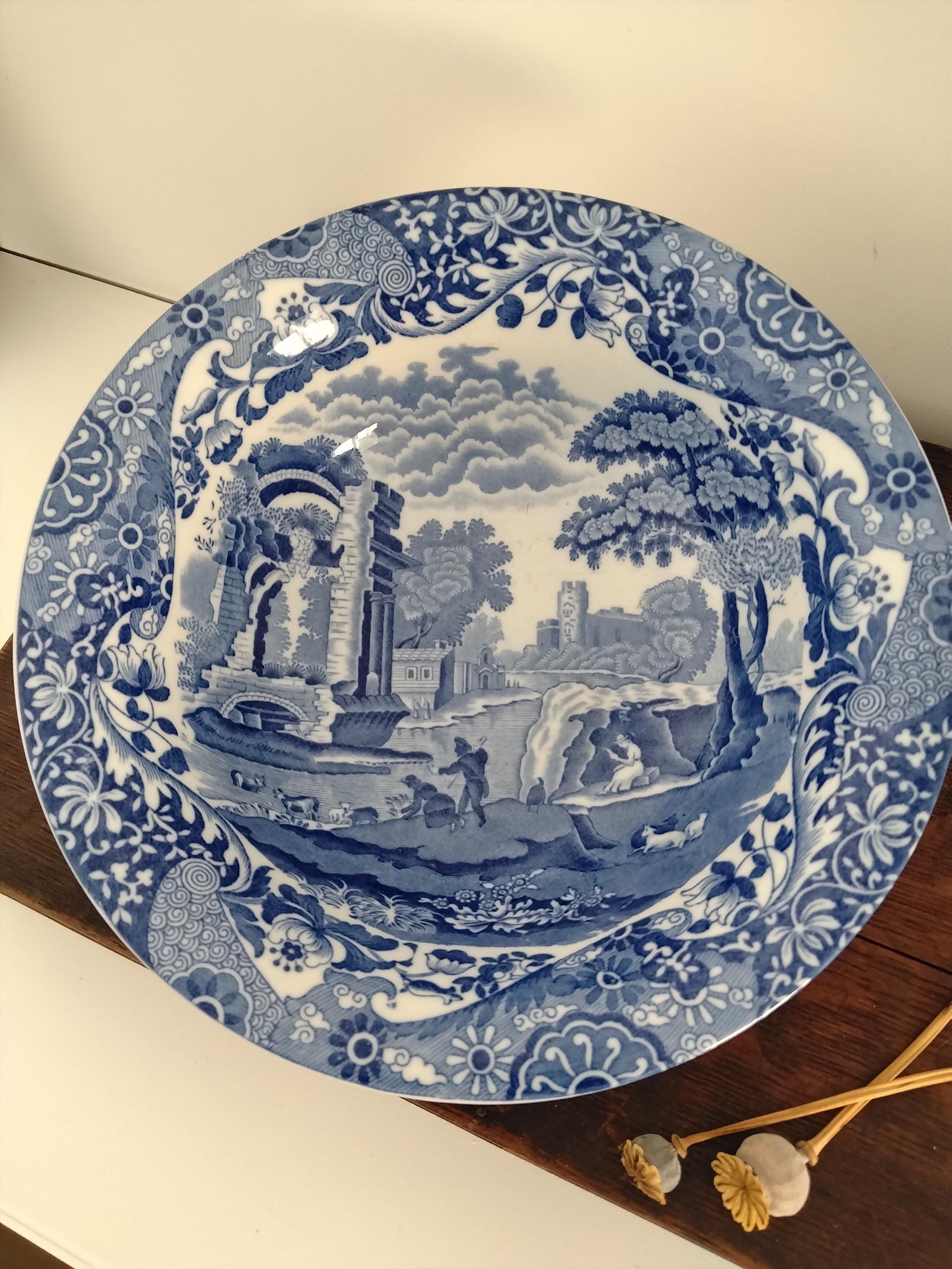 Copeland Spode Blue Italian Bowl - Etsy