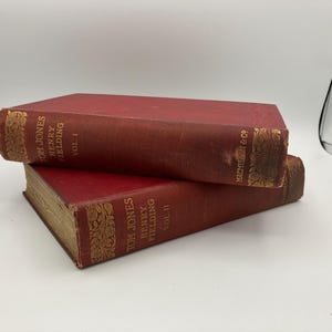 1904 Tom Jones by Henry Fielding Complete 2 Volume Set Macmillan Library of English Classics Vintage Antique Books