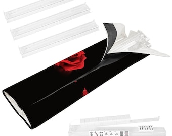 Mahjong Rack Set with Pusher and Storage Bag Mortis Rose | 4 Acrylic Racks | American Mahjong Accessories | Mahjong Mortis