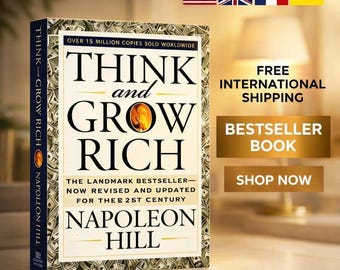 Think and Grow Rich by Napoleon Hill | Motivational Success Book (Physical Book)