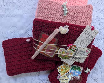 Blind Date with a Book + Handmade Crochet Book Sleeve
