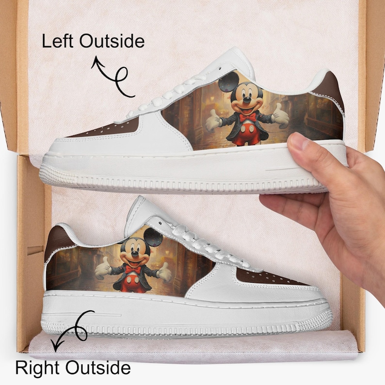 Mickey Mouse sneakers, shoes for men, women image 5
