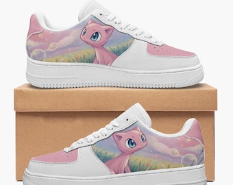 ポケモン - ミュウのスニーカー、メンズ・レディース用AF1シューズ