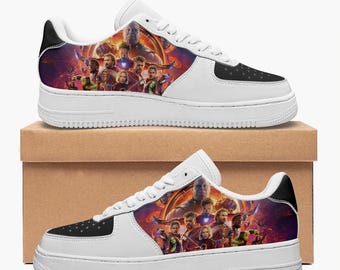 アベンジャーズ インフィニティ・ウォー スニーカー、AF1 シューズ（メンズ、レディース）