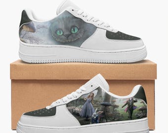 不思議の国のアリスのスニーカー、メンズ・レディース用AF1シューズ