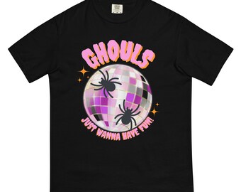 Retro Halloween Comfort Colors shirt, Ghouls Just Wanna Have Fun Shirt, Ghouls Night Out Shirt, Witch Shirt, Retro Fall Shirt, Fall Shirt