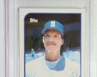 1989 Topps Traded Randy Johnson Rookie Card PSA 9 Mint Mariners RC