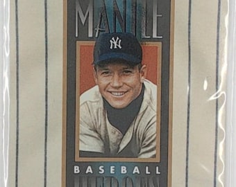 1994 Upper Deck Mickey Mantle Baseball Heroes Complete 10-Card Insert Set with Header Card