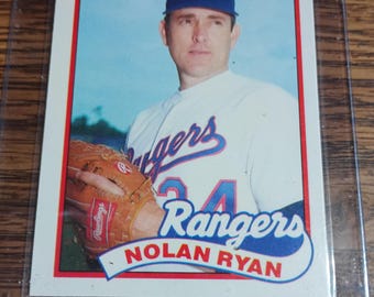 1989 Topps Traded Nolan Ryan #106T Texas Rangers | Vintage Baseball Card