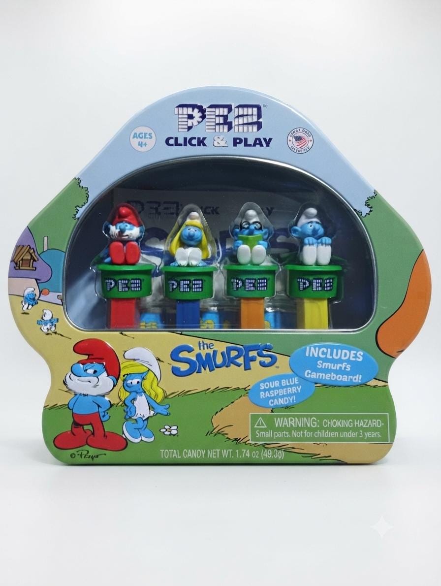 Vintage Smurf Display - Etsy