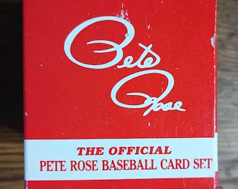 1985 Topps Pete Rose Complete Baseball Card Set | Official Career Retrospective Boxed Set
