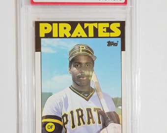 1986 Topps Traded Barry Bonds Rookie Card #11T - PSA 7 NM (Pirates)