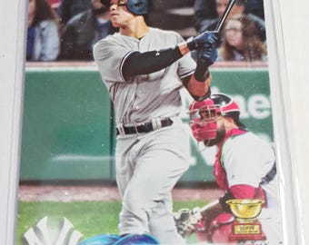 2018 Topps Aaron Judge Future Stars #1 New York Yankees Gold Rookie Cup