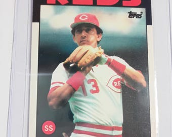 1986 Topps Dave Concepcion #195 – Cincinnati Reds – Vintage MLB Baseball Card