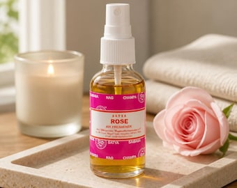 Satya Spiritual Healing Rose Scent Room Spray Air Freshener For Home and Office 30ml.