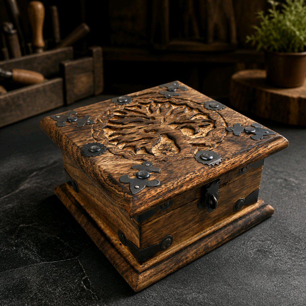 手彫りの木箱 - Etsy 日本