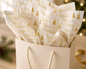 Christmas Magical Wishes Metallic Seidenpapier 20 "x 30" (40 Blatt)