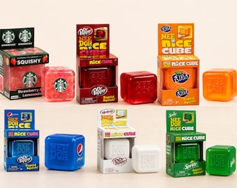 Nee doh Nice Cube Fidget Toy - Nicely Crafted Stress Relief Cubes - Variety Pack