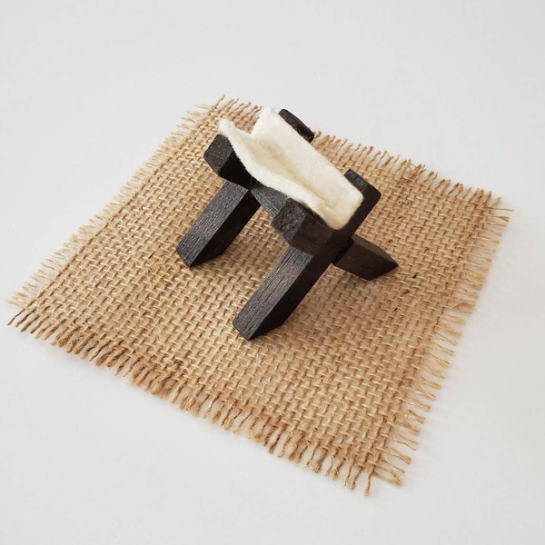 Nativity Manger Cradle for Willow Tree Nativity Creche