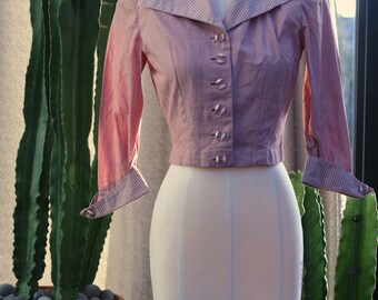 Vintage // 1920s // Boardwalk Beauty // Dusty Rose // Cropped Jacket