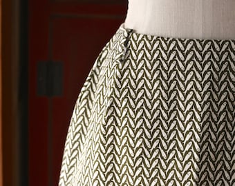Vintage // 1960s // Swimming with the Fishes // Novelty Print // Pencil Skirt // John Meyer of Norwich