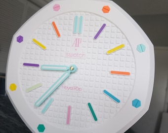 AP x Swatch Royal Pop Wall Clock