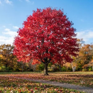 October Glory Red Maple Tree – Fast Growing Shade Tree, Vibrant Fall Color
