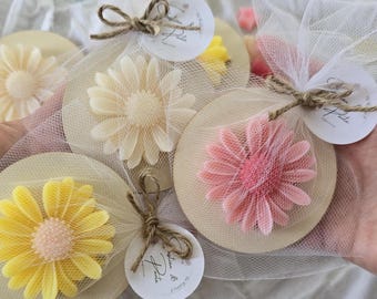 Custom Wedding Favor Candles. Personalized Guest Thank you Gifts for Anniversary & Birthday