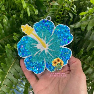 Deluxe Large Hibiscus Car Freshener