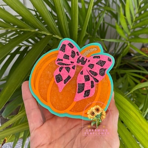 Coquette Bow Pumpkin Freshie