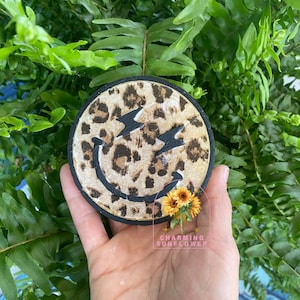 Cheetah Print Smiley Freshie