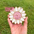 Blush Themed Daisy Car Freshener - Best Seller!