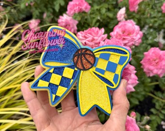 Basketball Coquette Bow Car Freshie