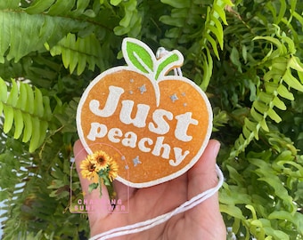 Just Peachy Car Freshener