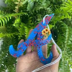 Letter A Car Freshie: Handmade Air Freshener