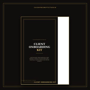 Client Onboarding Kit PDF, Welcome Packet Client Questionnaire Contract Template, Freelancer Coach Business Onboarding Bundle