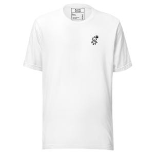 Embroidered Error 404 T-Shirt - Pixel Art Robot - Unisex T-Shirt